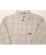 CHAPS Ralph Lauren Men&#39;s Shirt L/S Tab Logo Checks 100% Cotton Egypt Men... - £18.32 GBP