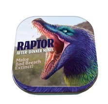 Jurassic Raptor After Dinner Mints in Illustrated Tins Box of 12 NEW SEALED - £32.10 GBP