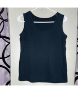 Women’s size small black sleeveless top - $8.82