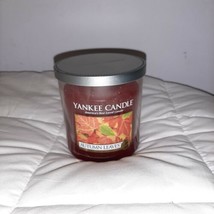 Yankee Candle Autumn Leaves Small Tumbler Candle (7oz) With Lid - £8.79 GBP