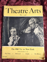 THEATRE ARTS May 1946 Ralph Richardson Laurence Olivier Norris Houghton - $7.92