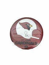 Vintage 70s St. Louis Cardinals Football Button Pin NFL Button Logo 3.5&quot; Wide - £7.47 GBP