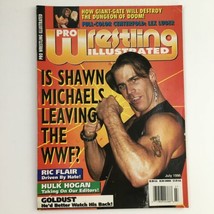 Pro Wrestling Illustrated July 1996 Shawn Michaels, Hulk Hogan w Poster No Label - £10.50 GBP