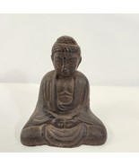 Cast Metal Buddha Sitting Sculpture Bronze Metal Antique Meditation Stat... - £38.03 GBP
