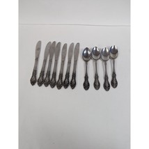 Springtime Stainless Flatware Mixed Lot of 12 Silverware Knives Spoons - $24.99