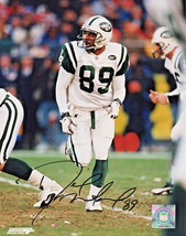 DEDRIC WARD Autographed SIGNED #89 NY JETS 8X10 FOOTBALL Photo wCOA - €13,01 EUR
