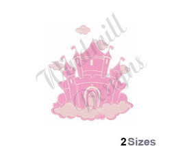 Fairy Castle - Machine Embroidery Design - £2.75 GBP