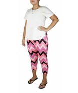Lucy Diamonds Mujer Talla Grande Cónico Pierna Elásticos Pantalones Capr... - $20.50 CAD