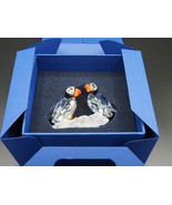 SWAROVSKI PUFFINS, SIGNED &amp; RETIRED - BNIB ITEM # 261643 - $200.00