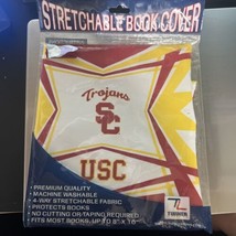Book Cover USC College California Stretchable Fabric Protective Book Covers - $141.22 MXN