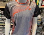 YONEX Men&#39;s Badminton T-Shirts Sports Top Apparel Gray [100/US:S] NWT 73... - $47.61
