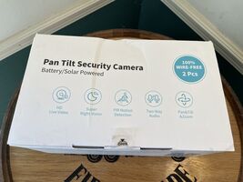 SEHMUA Pan Tilt Solar Security Camera Wireless Outdoor 360° View| RBX-S4... - $82.28 CAD