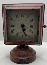 Imax Paris Metal Clock - Rustic Subdued Style 7.5 &quot; Tall - $319.86 MXN