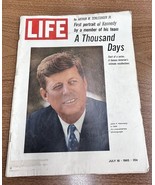 Vintage JFK Life Magazine July 16 1965 Junk Journal Historical Memorabilia - €12,73 EUR
