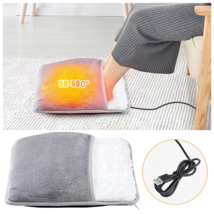 USB Heated Foot Warmer Pad – Soft Plush Heating Mat for Cold Feet - $19.99
