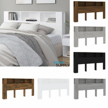 Modern Wooden Emperor Size 200cm Headboard Bed Storage Cabinet With Open... - £78.19 GBP+