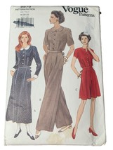 Vogue Patterns 8979 Womens Dress Jumpsuit Sewing Pattern 18-20-22 Vintag... - $11.57