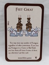 Munchkin Feet Cheat Promo Card - £4.96 GBP