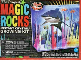 Original Magic Rocks Deluxe Rock Growing Kit 2934 Science Toy Shark Them... - £7.88 GBP