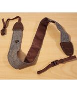 Vtg Adjustable Camera Shoulder Neck Strap Cotton Weave Universal DSLR SL... - $21.50
