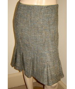 ZARA WOMAN Peacock Blue/Olive Green/Gray Woven Wool Blend Pleated Tulip ... - €16,75 EUR ZARA WOMAN Peacock Blue/Olive Green/Gray Woven Wool Blend Pleated Tulip ... - €16,75 EUR