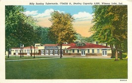 Winona Lake Indiana Billy Sunday Tabernacle Seating 8,000 Postcard c1920s - £4.07 GBP