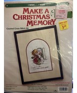 1985 Wee Winsomes I wish I wish CHRISTMAS MEMORY Cross Stitch Kit #3004 - $129.43 MXN