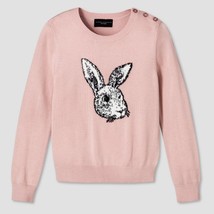 Victoria Beckham x Target, Girls&#39; Blush Bunny Sweater, Size XS - £31.93 GBP