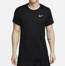 Nike Court Advantage Dry-Fit Men&#39;s Tennis T-shirt Sports Asia-Fit NWT FD5321-011 - £71.86 GBP