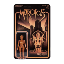 Metropolis - Maria Gold 3.75&quot; ReAction Figure by Super 7 - £22.90 GBP