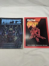 Lot Of (2) Palladium RPG Rifts Sourcebook And Game Master Reference Screen - £66.87 GBP