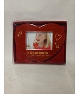 St Nicholas A Grandkid Fills Your Heart XO Ceramic Picture Frame New SHI... - $27.15 CAD