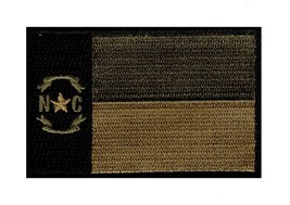 North Carolina State Flag Patch Embroidered NC Hook Patch (NCP5) - $6.75