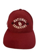 OU Sooners National Champions Baseball Hat Ball Cap Wool Blend 2000 Vint... - $46.53