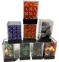 Lot Of Chessex Polyhedral Dice (8) Die Sets - $53.96