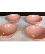 (4) Vintage Boonton Ware Melmac Melamine Pink Berry Desert Bowls - USA #... - $17.32