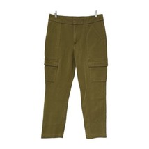 Anthropologie The Essential Slim Womens Olive Green Stretch Cargo Pants ... - £13.61 GBP