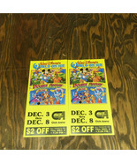 Vintage 1991 Walt Disney world on ice mail in discount coupon Civic Arena - $19.75