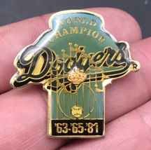 1987 Unocal World Series Titles 1963 1965 1981 LA Dodgers Pin #2 - £6.05 GBP