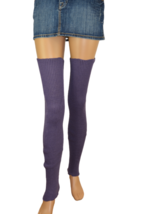 Merino &amp; Cashmere blend Leg Warmers Knitted Long handmade gymnastics leg... - £21.60 GBP+