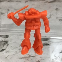 Vintage Rigo Outer Space Robot Warrior Battle Mini Figure Orange - $5.93