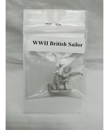 WWII British Soldier Badger Games Metal Miniature 1&quot; - $244.42 MXN