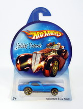 Hot Wheels Corvette Sting Ray Holiday Hot Rods Blue Die-Cast Car 2007 - $5.99