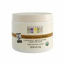 NEW Aura Cacia Nourishing Cocoa Butter Organic Skin Care Oil 4 Fl Oz Pack of 1 - £8.77 GBP