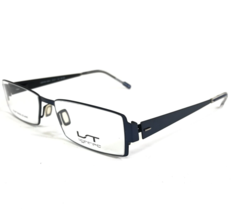 Morel Eyeglasses Frames Lightec 6587L BN 090 Dark Navy Blue Rectangle 51-17-140 - £93.59 GBP