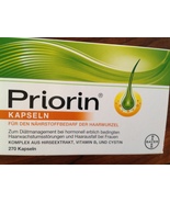 Priorin JUMBO BOX 270 caps made in Germany bayer hair loss growth regrowth 2027 - £124.73 GBP