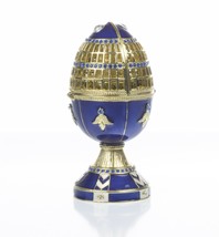 Faberge Egg &amp; Castle of Keren Kopal with Austrian Crystals Gold Plated-
show ... - £87.56 GBP