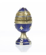 Faberge Egg &amp; Castle of Keren Kopal with Austrian Crystals Gold Plated-
... - £85.76 GBP
