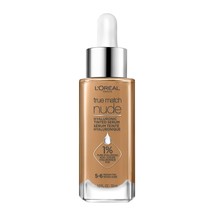 L&#39;Oreal Paris True Match Nude Hyaluronic Tinted Serum Foundation 5-6 Med... - $9.49