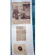 Vintage Ex Serviceman Downs First Buck Article &amp; Hair 1960s - $93.33 MXN